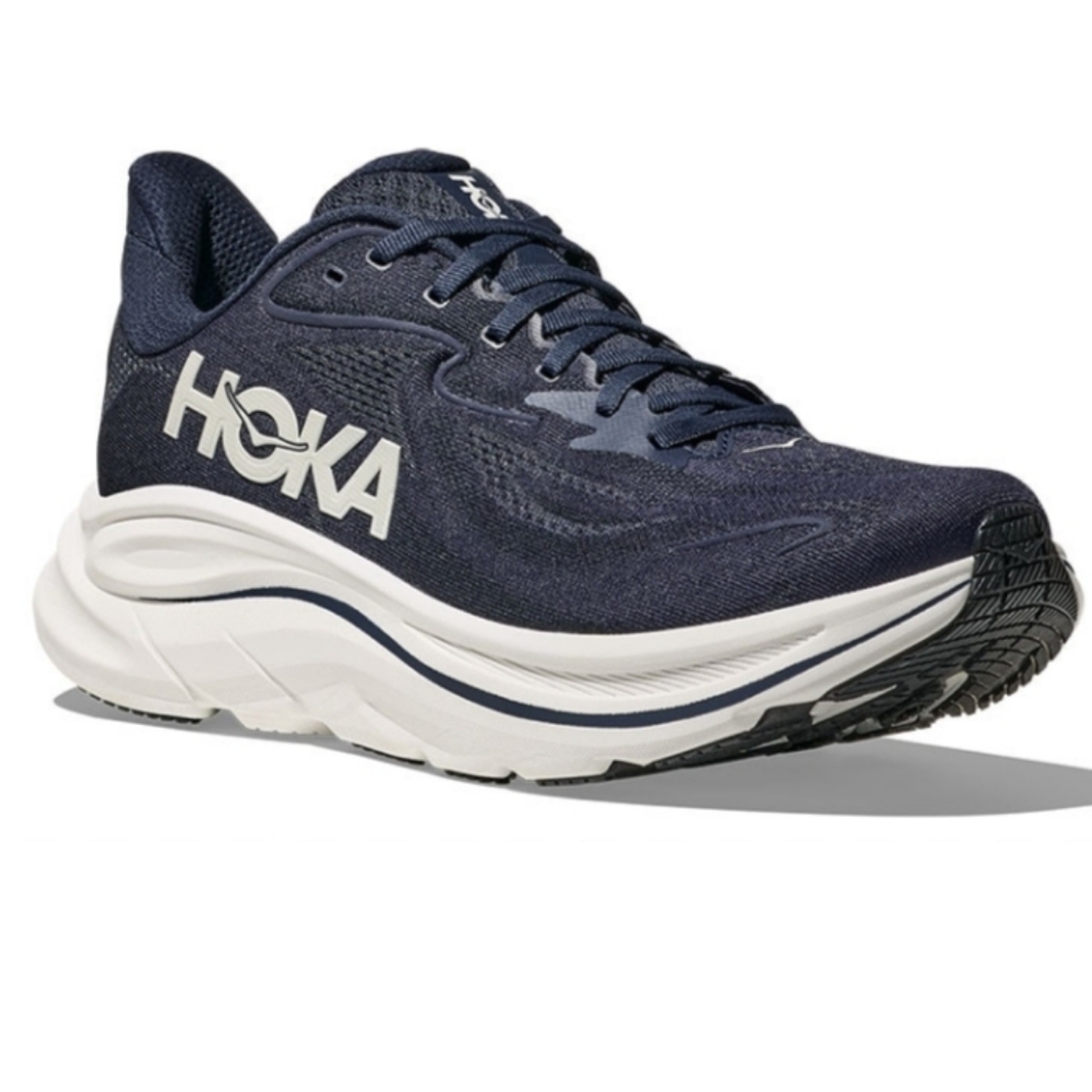 Hoka W Clifton Women's Sneakers Black/White 8.5B NWT - Picture 5 of 10